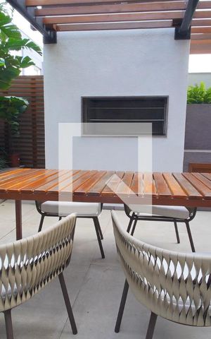 Studio à venda com 50m², 1 quarto e 1 vagaÁrea comum - Churrasqueira