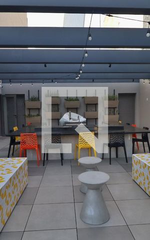 Studio para alugar com 27m², 1 quarto e sem vagaChurrasqueira