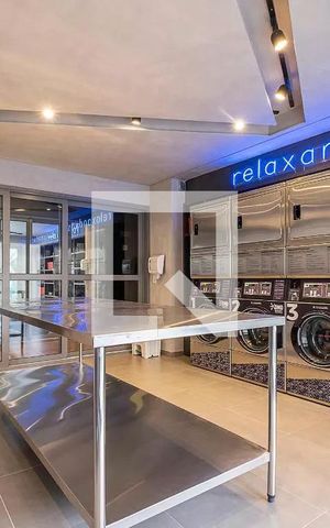 Studio para alugar com 18m², 1 quarto e sem vaga Studio para alugar com 18m², 1 quarto e sem vagaLavanderia