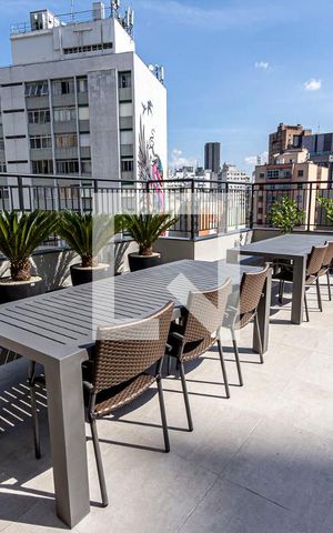 Studio à venda com 28m², 1 quarto e sem vagaÁrea comum