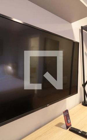 Studio para alugar com 19m², 1 quarto e sem vagaQuarto e Cozinha - tv