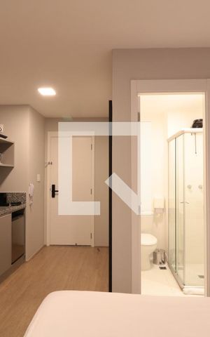 Studio para alugar com 19m², 1 quarto e sem vagaQuarto e Cozinha 