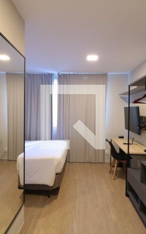 Studio para alugar com 19m², 1 quarto e sem vagaQuarto e Cozinha 