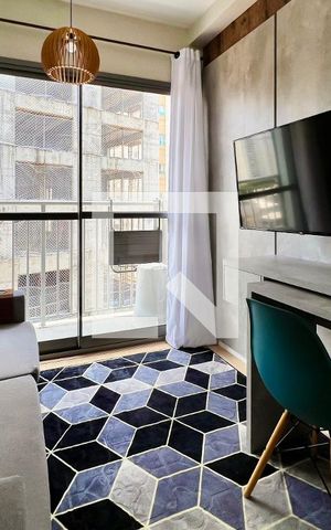 Apartamento para alugar com 27m², 1 quarto e sem vaga Apartamento para alugar com 27m², 1 quarto e sem vagaSala