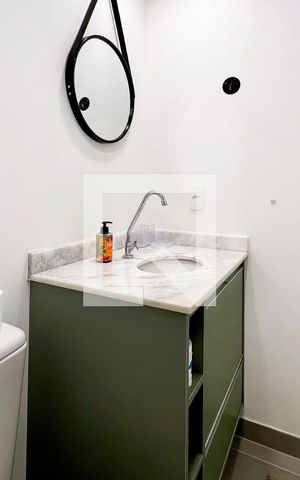Apartamento para alugar com 27m², 1 quarto e sem vaga Apartamento para alugar com 27m², 1 quarto e sem vagaBanheiro