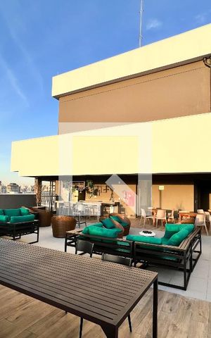 Apartamento para alugar com 27m², 1 quarto e sem vaga Apartamento para alugar com 27m², 1 quarto e sem vagaCobertura