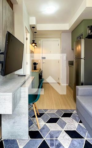 Apartamento para alugar com 27m², 1 quarto e sem vaga Apartamento para alugar com 27m², 1 quarto e sem vagaSala