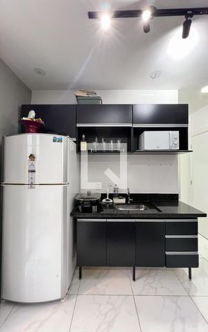 Studio à venda com 25m², 1 quarto e sem vagaCozinha