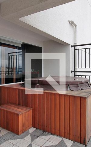 Apartamento para alugar com 73m², 1 quarto e 2 vagasVaranda