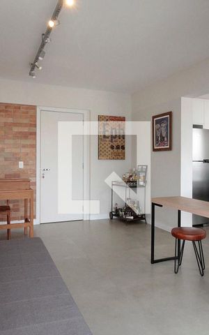 Apartamento para alugar com 73m², 1 quarto e 2 vagasSala