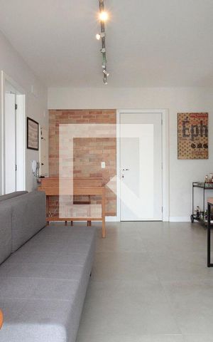 Apartamento para alugar com 73m², 1 quarto e 2 vagasSala