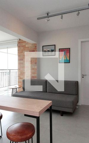 Apartamento para alugar com 73m², 1 quarto e 2 vagasSala