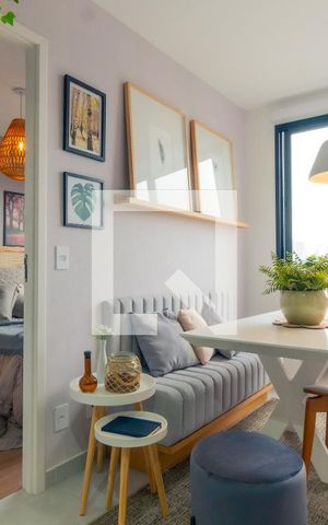 Apartamento à venda com 34m², 2 quartos e 1 vaga Apartamento à venda com 34m², 2 quartos e 1 vagaSala 1