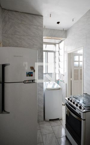 Apartamento para alugar com 55m², 1 quarto e sem vagaCozinha e Área de Serviço