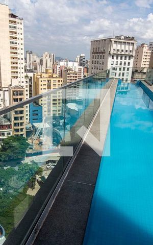 Studio para alugar com 29m², 1 quarto e sem vagaPiscina