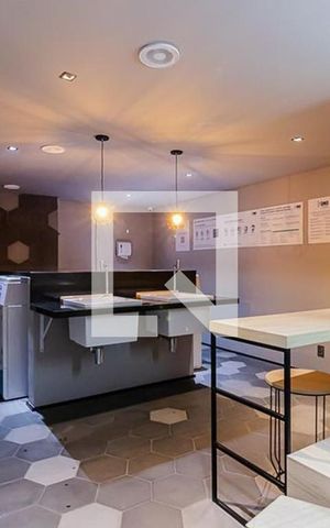 Studio para alugar com 18m², 1 quarto e sem vaga Studio para alugar com 18m², 1 quarto e sem vagaLavanderia