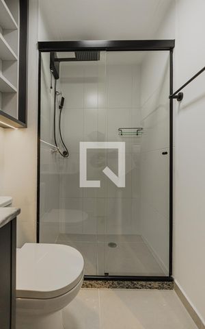 Studio para alugar com 25m², 1 quarto e sem vaga Studio para alugar com 25m², 1 quarto e sem vagaBanheiro