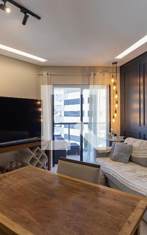 Apartamento para alugar com 52m², 1 quarto e 1 vaga Apartamento para alugar com 52m², 1 quarto e 1 vagaSala