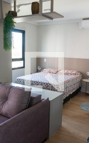 Studio para alugar com 27m², 1 quarto e sem vaga Studio para alugar com 27m², 1 quarto e sem vagaSala