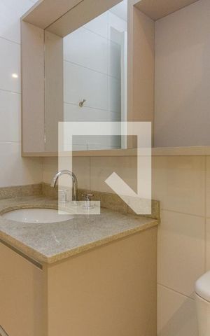 Apartamento para alugar com 42m², 1 quarto e 1 vaga Apartamento para alugar com 42m², 1 quarto e 1 vagaBanheiro