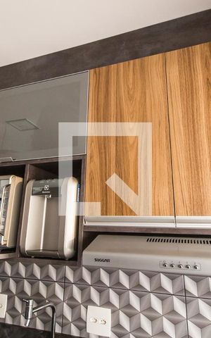 Apartamento à venda com 54m², 1 quarto e 2 vagasDetalhe cozinha