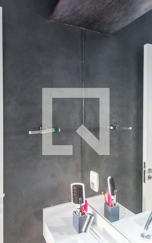 Apartamento à venda com 54m², 1 quarto e 2 vagasDetalhe banheiro