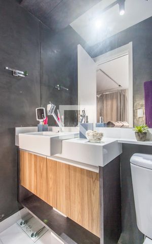 Apartamento à venda com 54m², 1 quarto e 2 vagasBanheiro