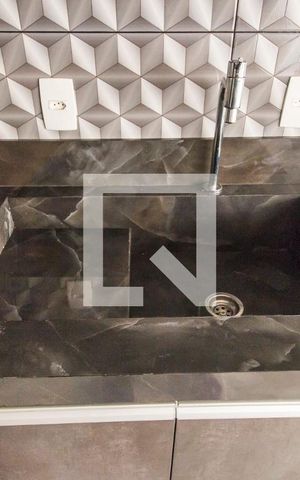 Apartamento à venda com 54m², 1 quarto e 2 vagasDetalhe cozinha
