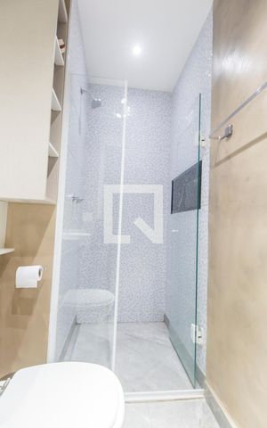 Apartamento à venda com 54m², 1 quarto e 2 vagasBanheiro da Suíte