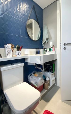 Apartamento para alugar com 72m², 2 quartos e 2 vagasBanheiro Social