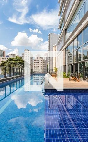 Studio à venda com 25m², 1 quarto e sem vaga Studio à venda com 25m², 1 quarto e sem vagaÁrea comum - Piscina