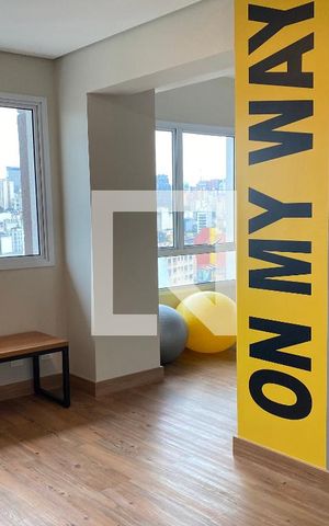 Apartamento para alugar com 29m², 1 quarto e sem vaga Apartamento para alugar com 29m², 1 quarto e sem vagaÁrea comum - Academia