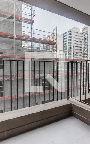 Studio para alugar com 28m², 1 quarto e 1 vagaVaranda