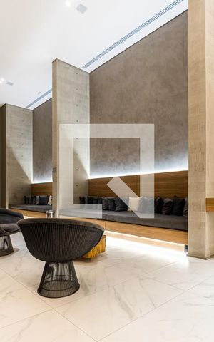 Studio para alugar com 28m², 1 quarto e 1 vagaHall social
