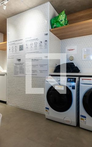 Studio para alugar com 28m², 1 quarto e 1 vagaLavanderia