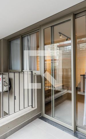 Studio para alugar com 28m², 1 quarto e 1 vagaVaranda