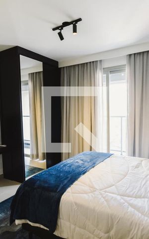 Studio para alugar com 30m², 1 quarto e sem vaga Studio para alugar com 30m², 1 quarto e sem vagaSala Quarto