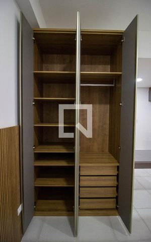 Studio para alugar com 28m², 1 quarto e sem vaga Studio para alugar com 28m², 1 quarto e sem vagaQuarto e Sala