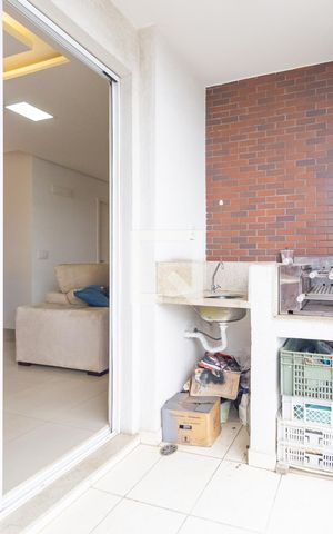 Apartamento à venda com 70m², 2 quartos e 1 vagaVaranda gourmet