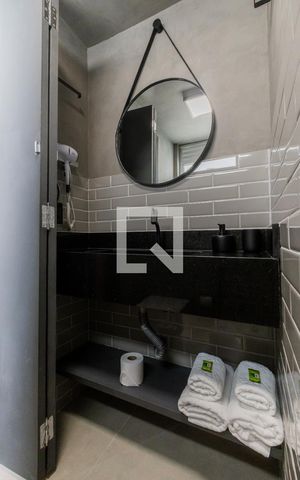 Apartamento à venda com 26m², 1 quarto e 1 vagaBanheiro