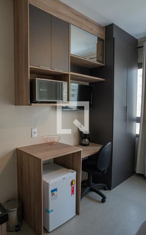Apartamento para alugar com 17m², 1 quarto e sem vagaSala/Quarto