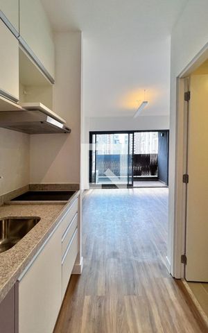Studio à venda com 25m², 1 quarto e sem vagaCozinha