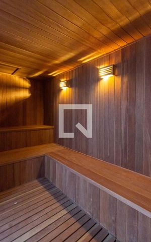 Studio à venda com 35m², 1 quarto e 1 vagaSauna