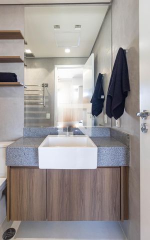 Studio à venda com 35m², 1 quarto e 1 vagaBanheiro