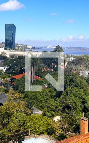 Apartamento para alugar com 45m², 1 quarto e 1 vagaVista para o Guaiba
