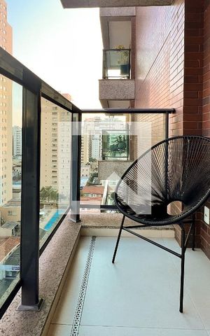 Studio para alugar com 44m², 1 quarto e 1 vagaVaranda