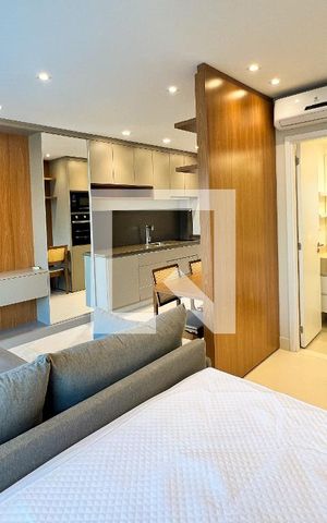 Studio para alugar com 44m², 1 quarto e 1 vagaStudio