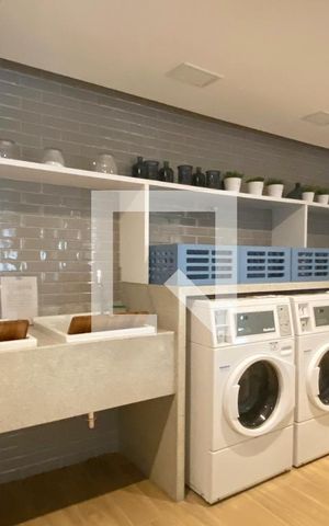 Studio para alugar com 50m², 1 quarto e 1 vagaLavanderia