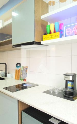 Apartamento para alugar com 41m², 2 quartos e 1 vagaCozinha e Área de Serviço