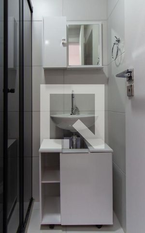 Studio à venda com 23m², 1 quarto e sem vaga Studio à venda com 23m², 1 quarto e sem vagaBanheiro